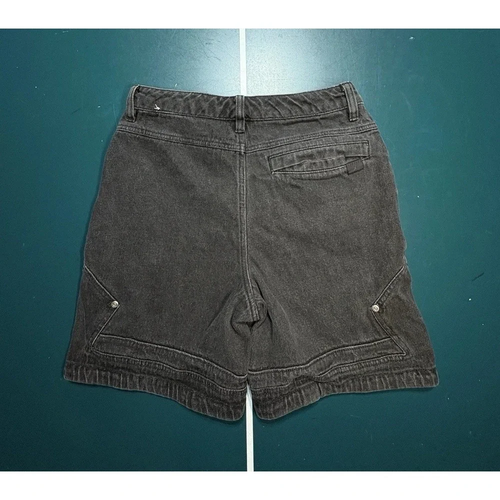 Nike Air Jordan Denim Diamond Heritage‎ Black Shorts Size 28 Small HM3959-010